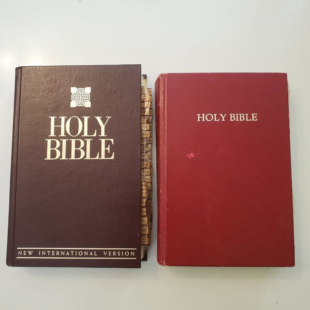 Holy Bible NIV Reference Edition Red Letter‎ Old & New Test Bible Zondervan HB +